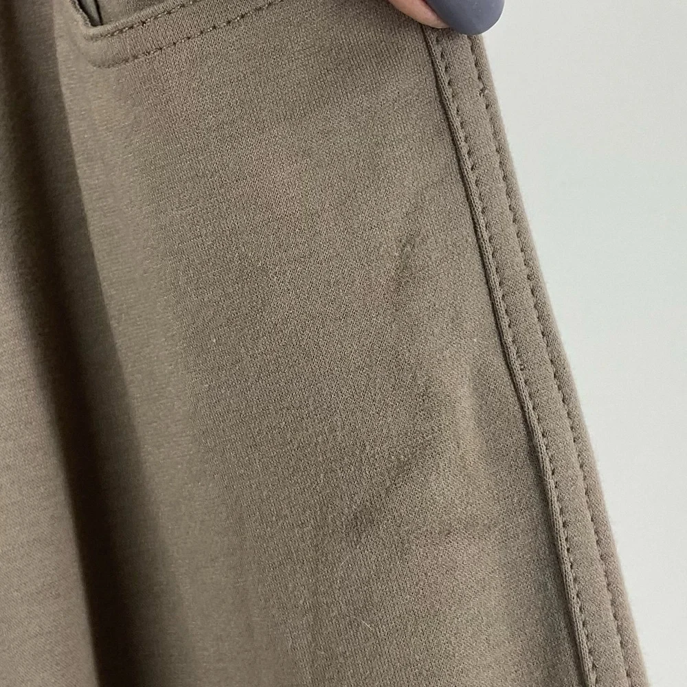 St John Yellow Label Tag Straight Leg Trouser Pants Womens 6 Brown Tan - Picture 4 of 7